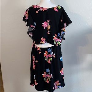Floral Dress *open back*